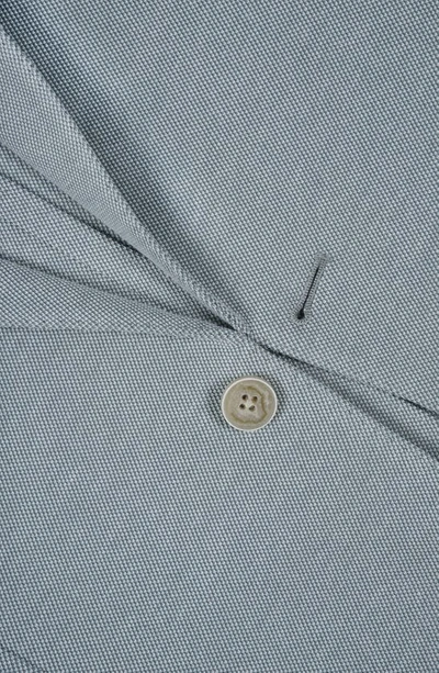 Savile Row Co Green Knit Blazer In Green