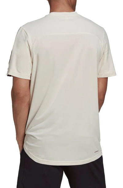 Shop Adidas Originals Designed 2 Move Logo Sport Tee In Wonder White/ Black