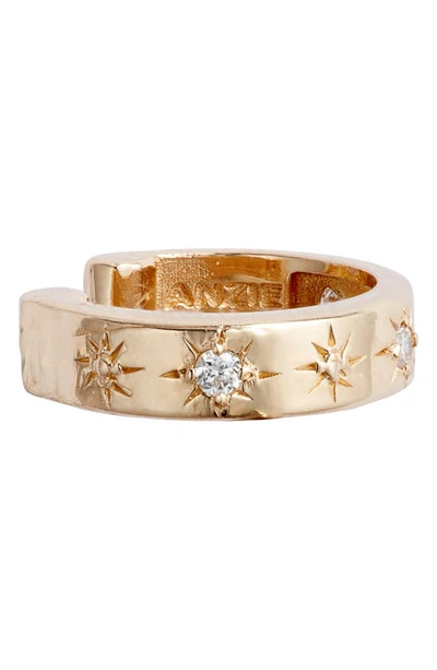 Anzie Single Mel Soldera Celestial Ear Cuff | Diamonds/yellow Gold In Gold/ Diamond