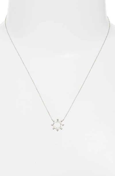 Anzie Mini Dew Drop Pendant Necklace In Silver