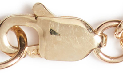 Shop Anzie Classique Paper Clip Starburst Bracelet In Yellow Gold