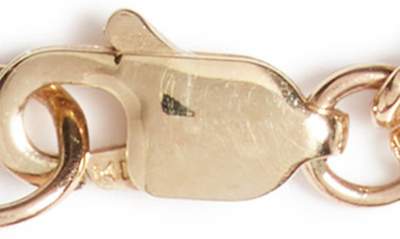 Anzie Classique Paper Clip Starburst Bracelet In Yellow Gold