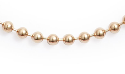 Anzie Mini Ball Chain Necklace In Yellow Gold