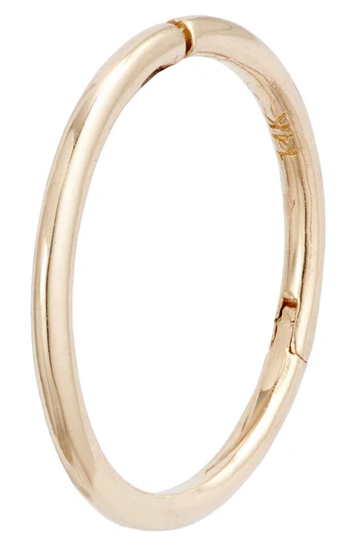 Shop Anzie X Mel Soldera Single Hoop Earring In Yellow Gold