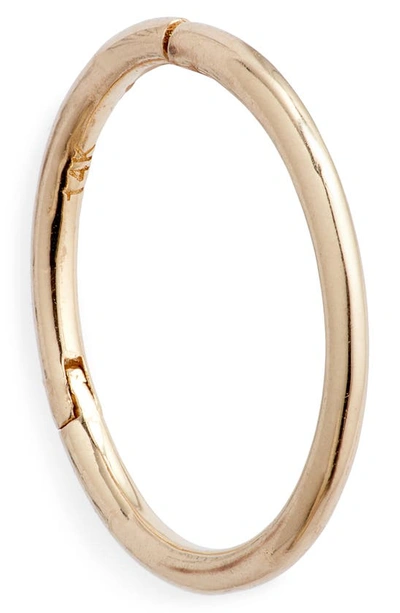 Shop Anzie X Mel Soldera Single Hoop Earring In Yellow Gold