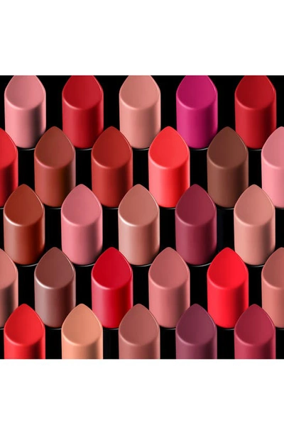 Shop Armani Beauty Lip Power Long-lasting Satin Lipstick In 507 Blue Red