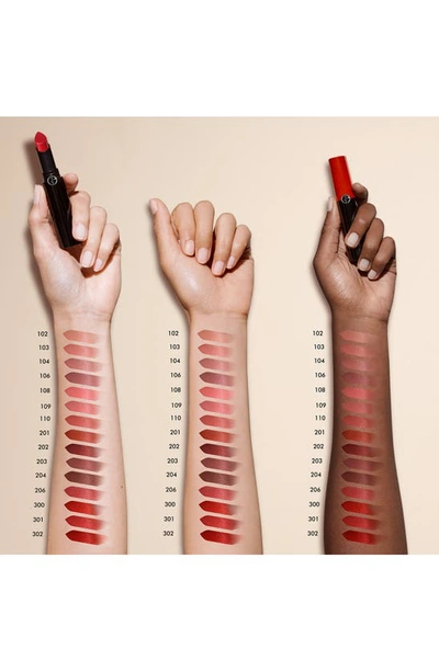 Shop Armani Collezioni Lip Power Long-lasting Satin Lipstick In 507 Blue Red