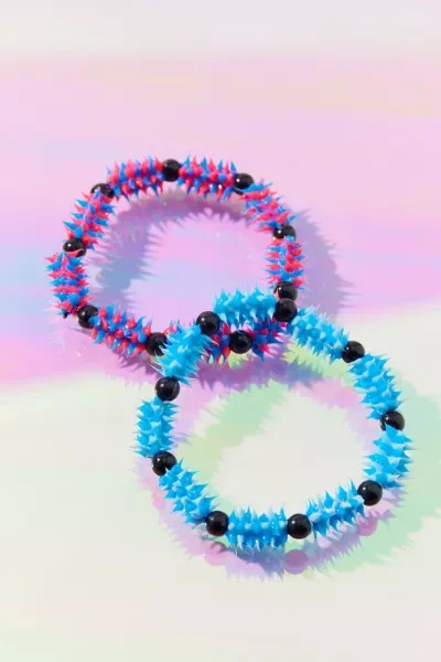 Shop Urban Renewal Vintage '90s Rave Bracelet Set In Purple