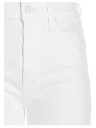 Shop Mother The Tomcat Roller Jeans In White