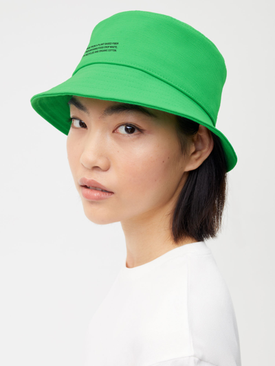 Shop Pangaia Oilseed Hemp Bucket Hat In Jade Green
