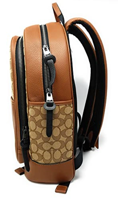 COACH® Outlet  Thompson Backpack In Signature Jacquard With Varsity Stripe