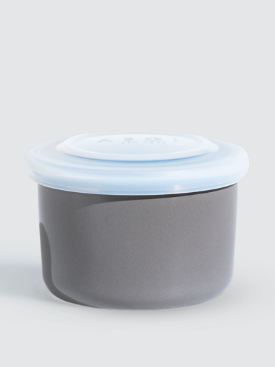 Shop Aegi New York Ceramic Container Set In Neutral