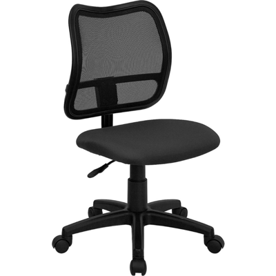 Shop Offex Mid-back Gray Mesh Swivel Task Office Chair