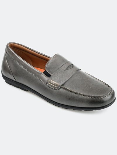 Shop Thomas & Vine Thomas And Vine  Woodrow Driving Loafer In Grey