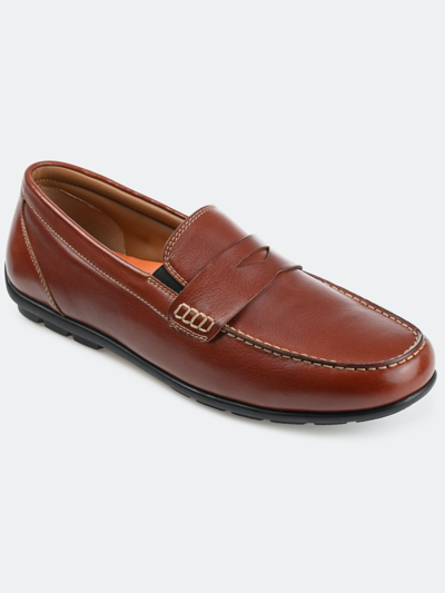 Shop Thomas & Vine Thomas And Vine  Woodrow Driving Loafer In Brown