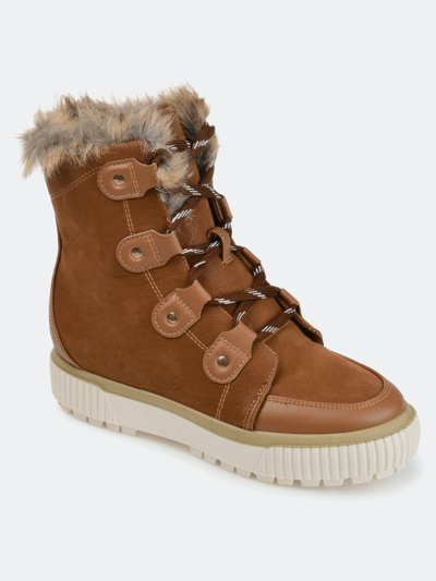 Shop Journee Collection Women's Tru Comfort Foam Glacier Winter Boot In Brown