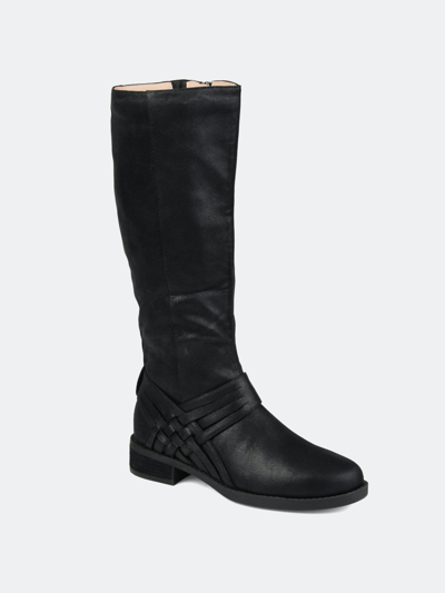 Shop Journee Collection Women's Extra Wide Calf Meg Boot In Black