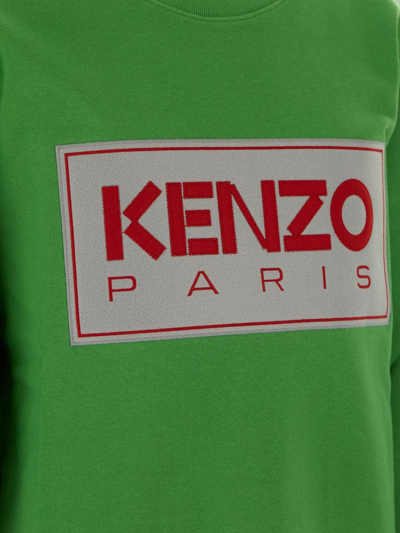Shop Kenzo Paris Sweatshirt In Green