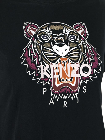 KENZO LOGO PRINT SLEEVE T-SHIRT FC62TS8464YM99