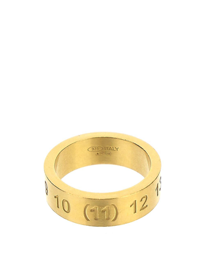 Shop Maison Margiela Numbers-engraved  Ring