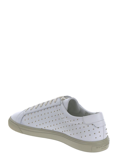 Shop Saint Laurent Andy Sneakers In White
