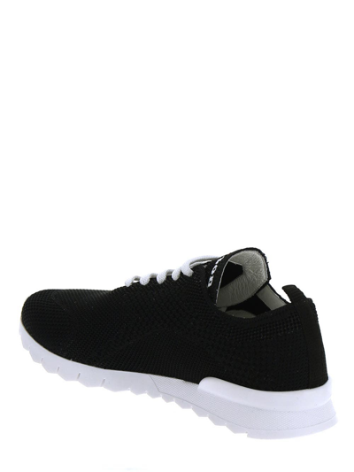 Shop Kiton Black Sneakers