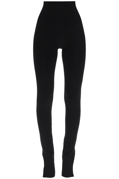 Shop Khaite Roonie Viscose Leggings In Black