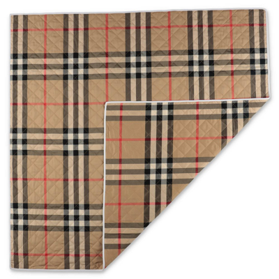 Shop Burberry Kids Vintage Check Quilted Scarf In Multi