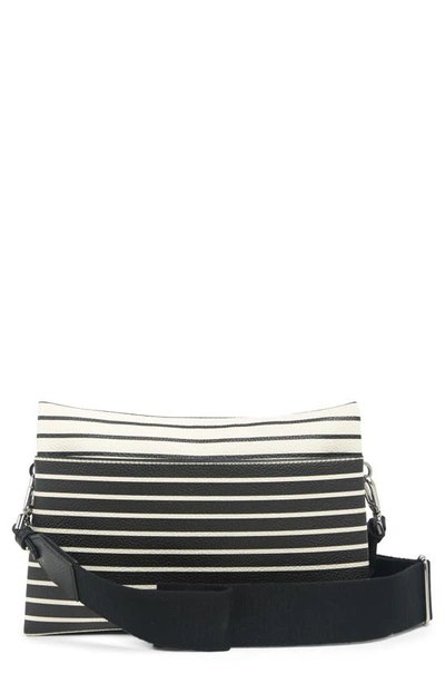 Shop Calvin Klein Lola Crossbody Bag In Natural/ Black
