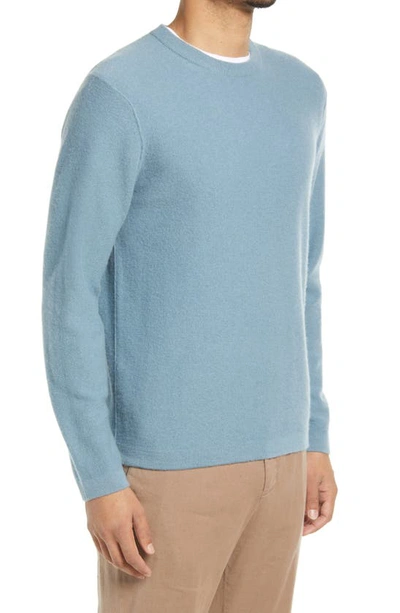 Shop Vince Boiled Cashmere Crewneck Sweater In Highwater