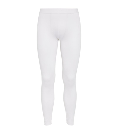 Shop Zimmerli Stretch-modal Pureness Long Johns In White