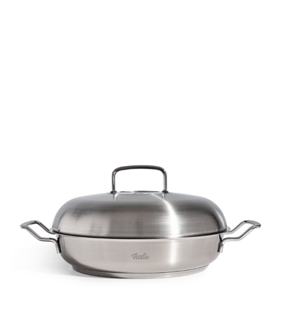 Shop Fissler Original-profi Serving Pan With High-dome Lid (28cm) In Metallic