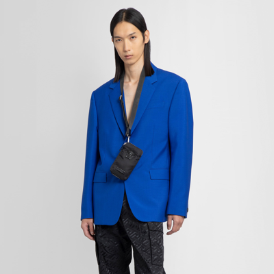 Shop Versace Man Blue Blazers