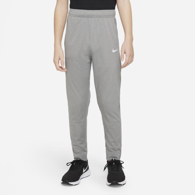 Shop Nike Big Kids' (boys') Poly+ Training Pants In Grey