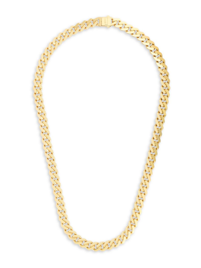 Shop Saks Fifth Avenue Men's 14k Yellow Gold Miami Cuban Necklace