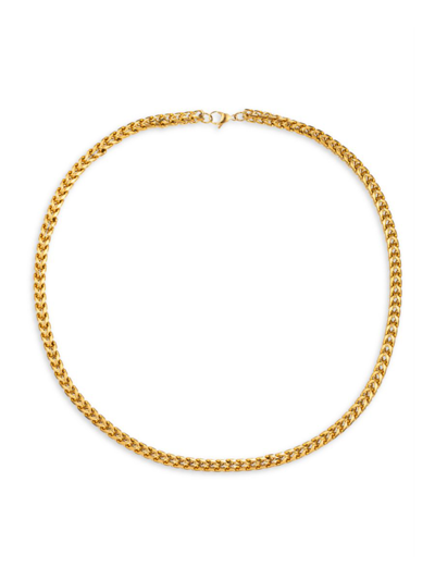 Shop Eye Candy La Men's Leo Goldtone Chain Link Necklace In Neutral