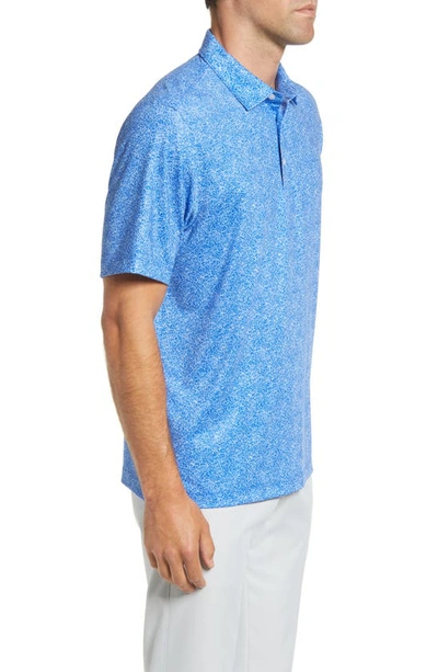 Cutter & Buck Pike Constellation Print Performance Polo In Chelan