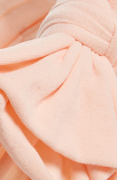 Baby Bling Fab-bow-lous Headband In Tropical Peach