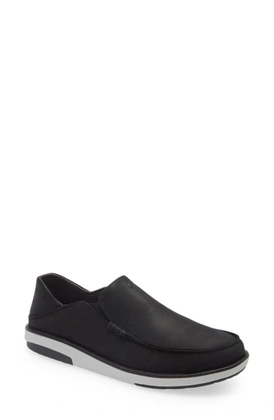 Shop Olukai Kalia Slip-on In Black