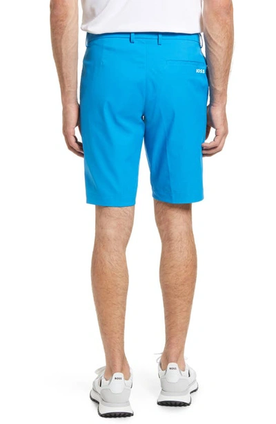 Shop Hugo Boss Liem Shorts In Open Blue