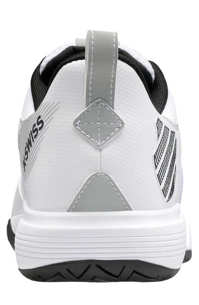 Shop K-swiss Ultrashot Team Tennis Shoe In White/ Black/ High-rise