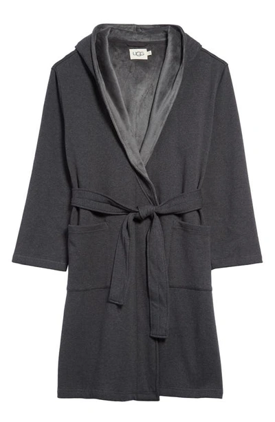 Shop Ugg 'brunswick' Robe In Black Bear Heather