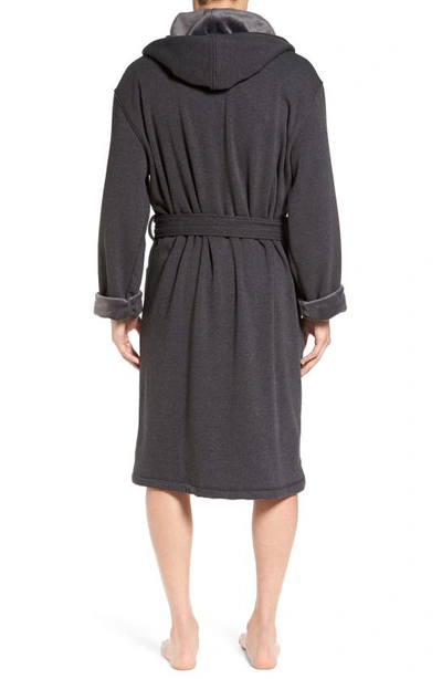 Shop Ugg 'brunswick' Robe In Black Bear Heather