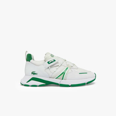 Shop Lacoste Men's L003 Textile Sneakers - 13 In White