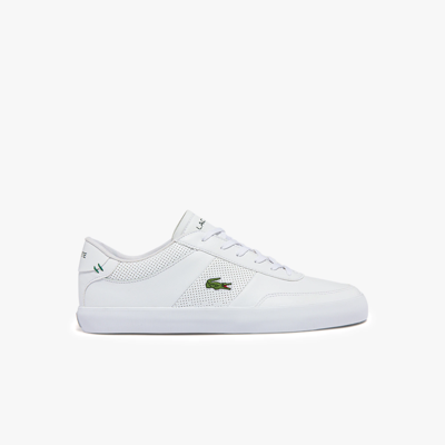 Lacoste Men's Court-master Leather Sneakers - 8 In White | ModeSens