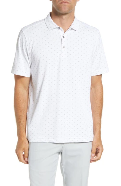 Cutter & Buck Virtue Tile Drytec Performance Polo In White