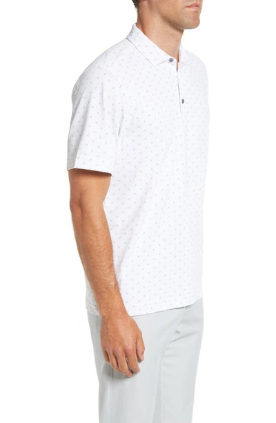 Cutter & Buck Virtue Tile Drytec Performance Polo In White