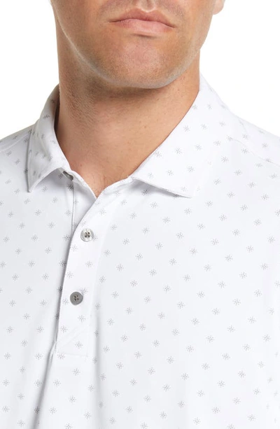 Cutter & Buck Virtue Tile Drytec Performance Polo In White
