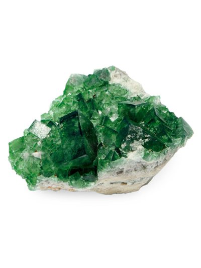 Shop Jia Jia Fluorite Cluster Crystal In Green