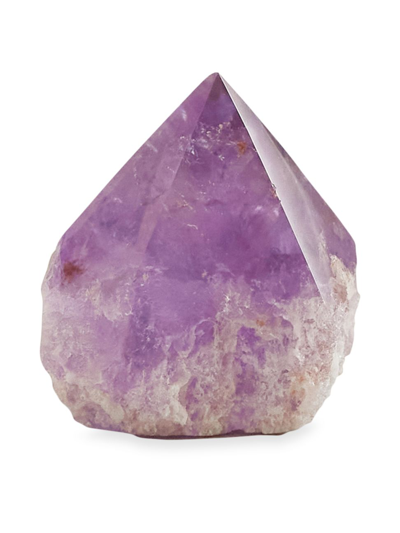 Shop Jia Jia Amethyst Druzy Crystal Point In Purple